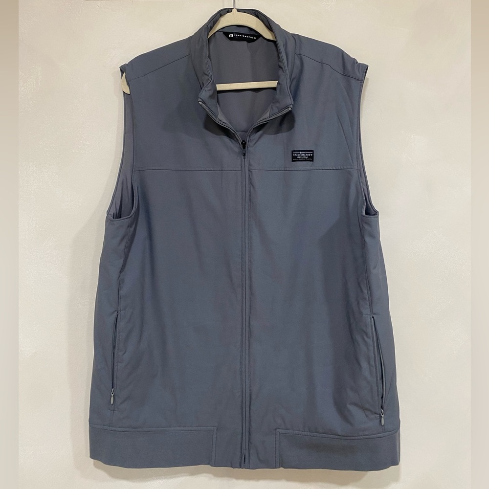 Travis Mathew Wanderlust Vest Grey XL NWOT